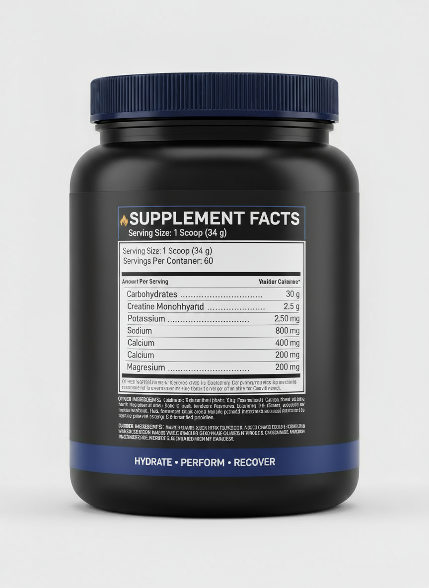 Carbohydrates + Creatine + Electrolytes