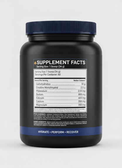 Carbohydrates + Creatine + Electrolytes