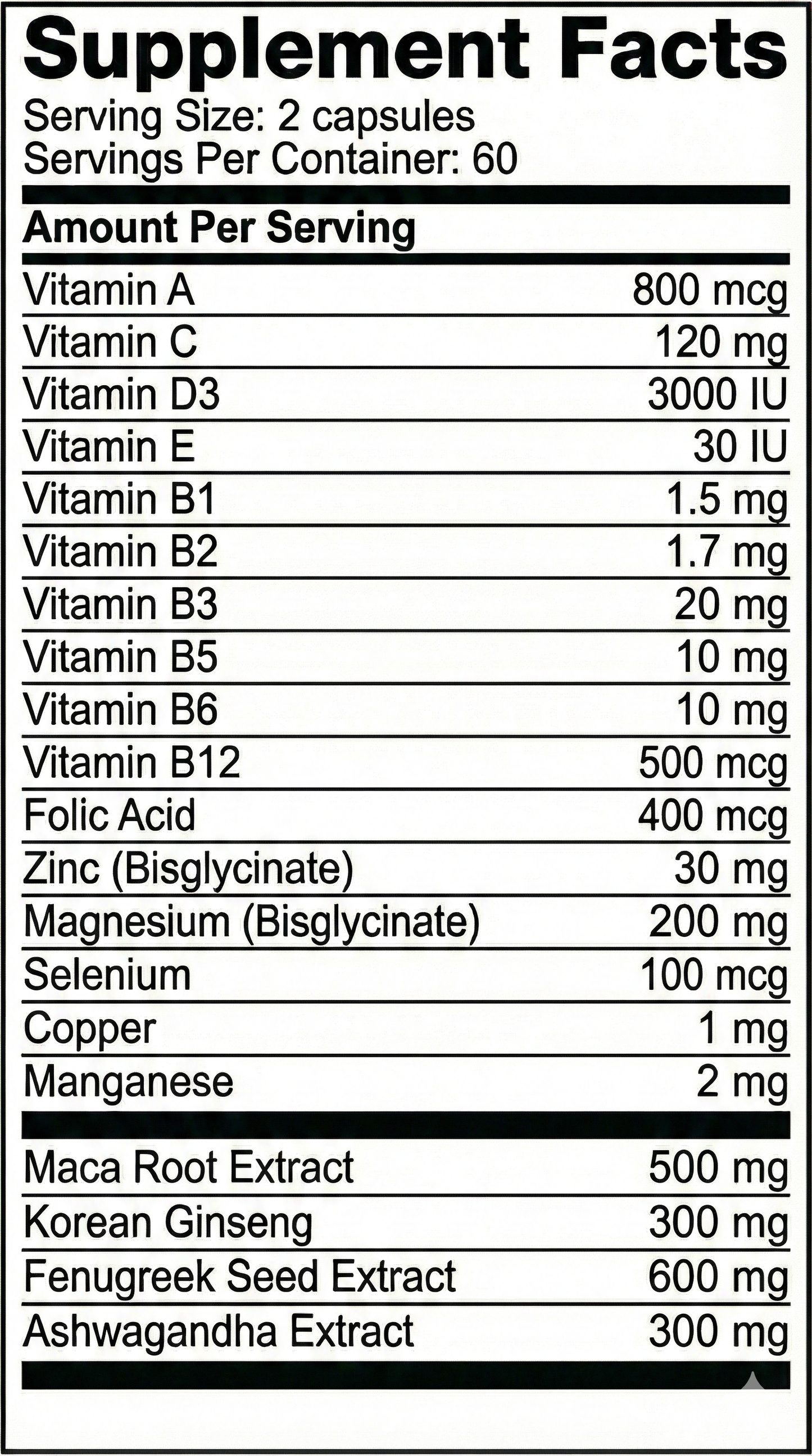 Vital Core Multivitamin