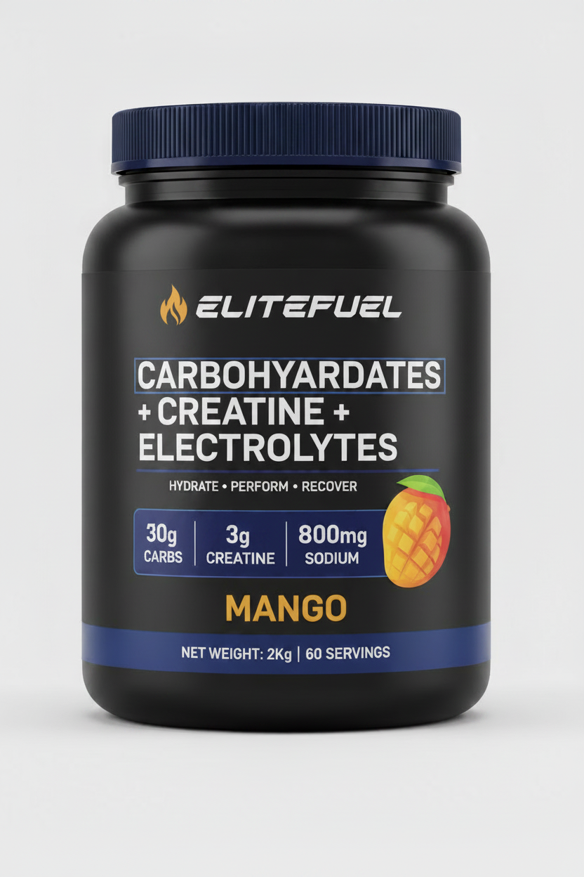 EliteFuel Carbohyardates + Creatine + Electrolytes - Mango