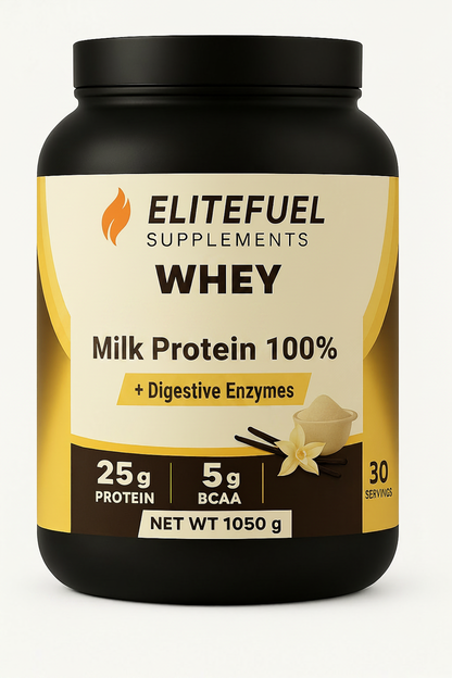 EliteFuel Milk Protein Label