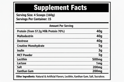 Supplement Facts Enhanced